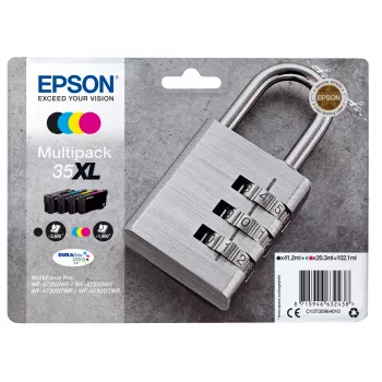 Epson Padlock Multipack 4-värvi 35XL DURABrite Ultra tint