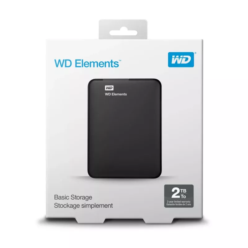 WESTERN DIGITAL Portable Storage - WD Elements - 2TB - USB-A 3.0