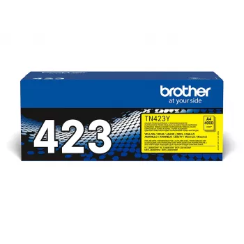 Brother TN-423Y toonerikassett 3000 lehekülge kollane