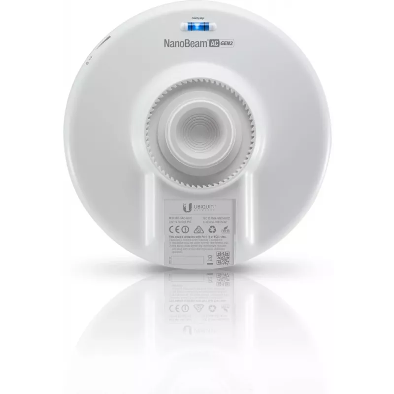 UBIQUITI NETWORKS pääsupunkt Nano Beam Ac Gen2 Nbe-5ac-gen2 Airmax Atheros MIPS 74kc valge
