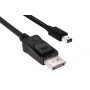 CLUB3D Mini DisplayPort to DisplayPort 1.4 HBR3 8K60Hz kaabel, 2 meetrit / 6.56 jalga