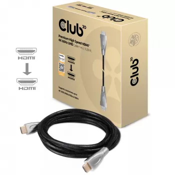 CLUB3D Premium High Speed HDMI™ 2.0 4K60Hz UHD kaabel 1 m / 3.28 jalga