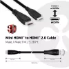 CLUB3D Mini HDMI™ to HDMI™ 2.0 4K60Hz kaabel 1 m / 3,28 jalga