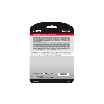 Kingston Technology A400 480 GB 2.5-tolline Serial ATA III TLC