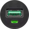 Sõiduki laadimisadapter Goobay 18 W Quick Charge 3.0 must