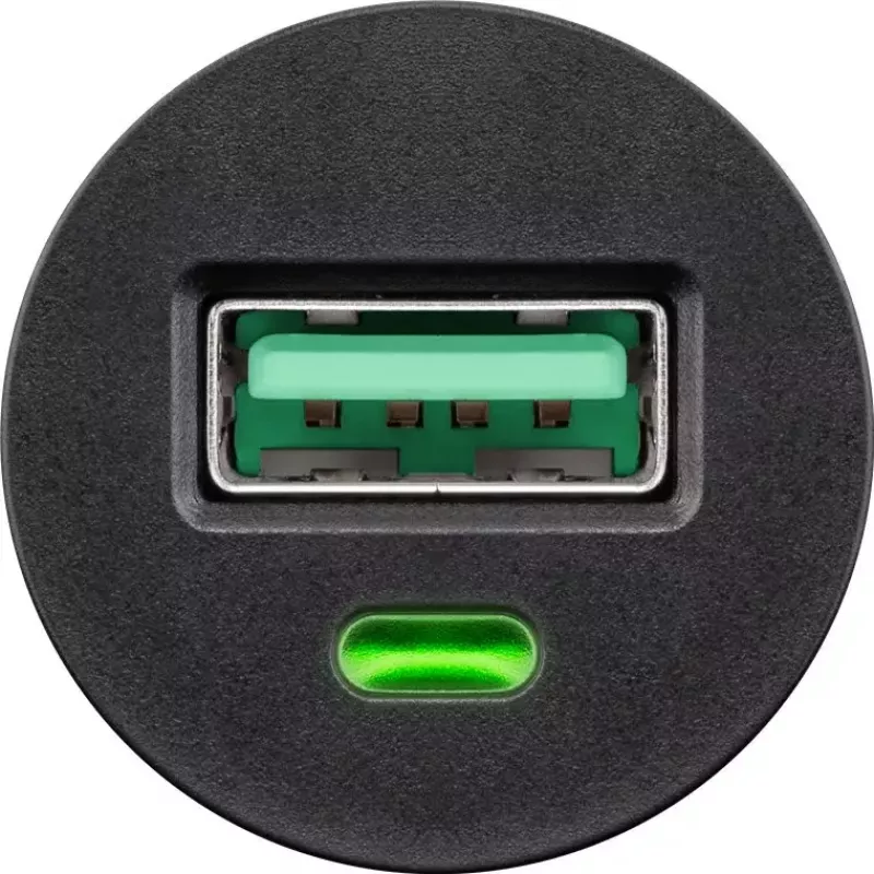 Sõiduki laadimisadapter Goobay 18 W Quick Charge 3.0 must