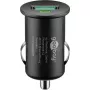 Sõiduki laadimisadapter Goobay 18 W Quick Charge 3.0 must