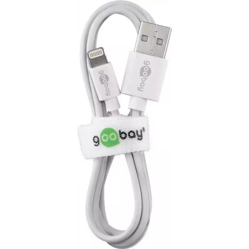 Lightning USB laadimis- ja sünkroonimiskaabel Goobay 72905