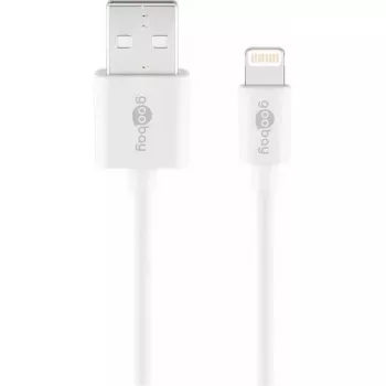 Lightning USB laadimis- ja sünkroonimiskaabel Goobay 72905