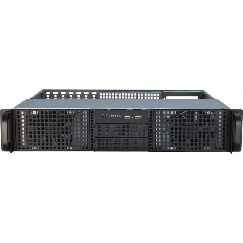 Serveri korpus Inter-Tech 2U-20240 Rack Black