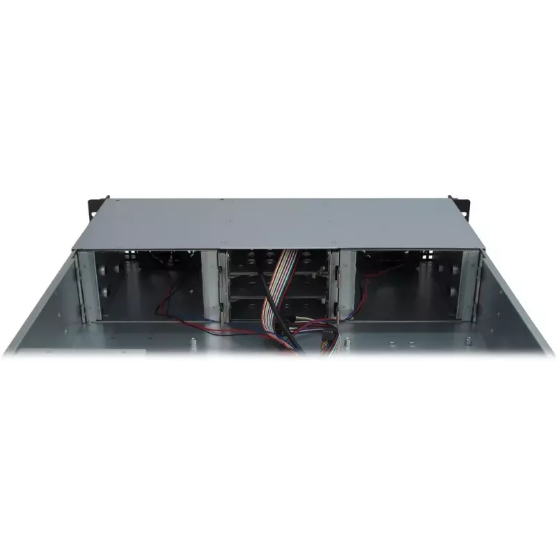 Serveri korpus Inter-Tech 2U-20240 Rack Black