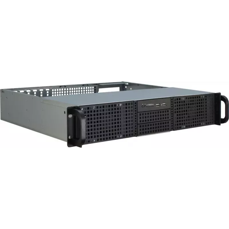 Serveri korpus Inter-Tech 2U-20240 Rack Black