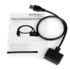 StarTech.com SATA to USB kaabel with UASP, Must, 6 Gbit/s, CE, FCC, 0 - 60 °C, -10 - 70 °C, 49 mm