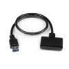 StarTech.com SATA to USB kaabel with UASP, Must, 6 Gbit/s, CE, FCC, 0 - 60 °C, -10 - 70 °C, 49 mm
