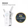 TP-Link RE650 võrgu laiendaja Võrgusaadik Valge 10, 100, 1000 Mbit/s