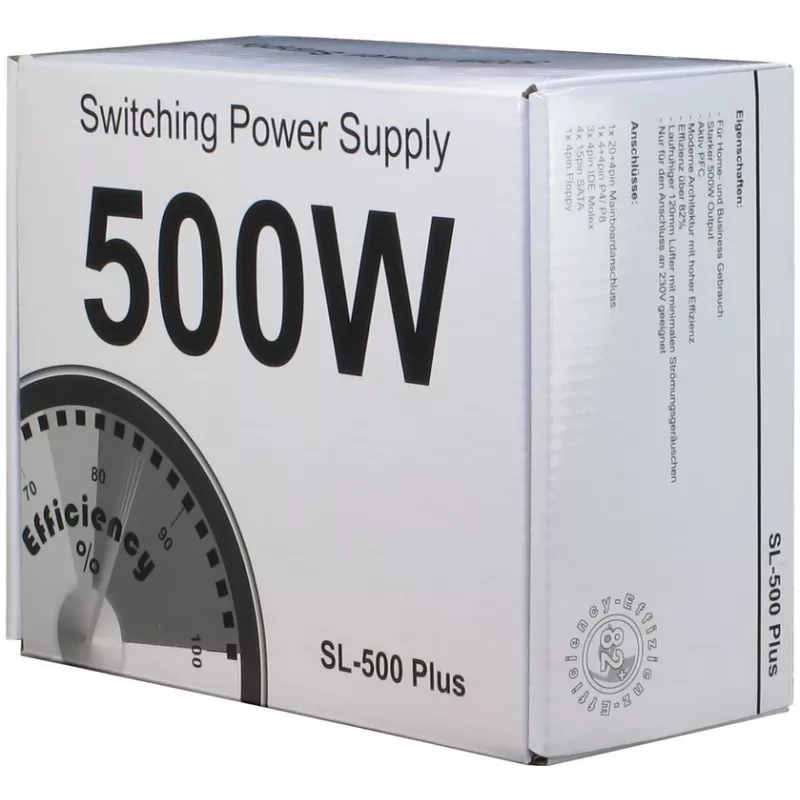 INTER-TECH Toiteplokk SL-500 Plus 500W ATX