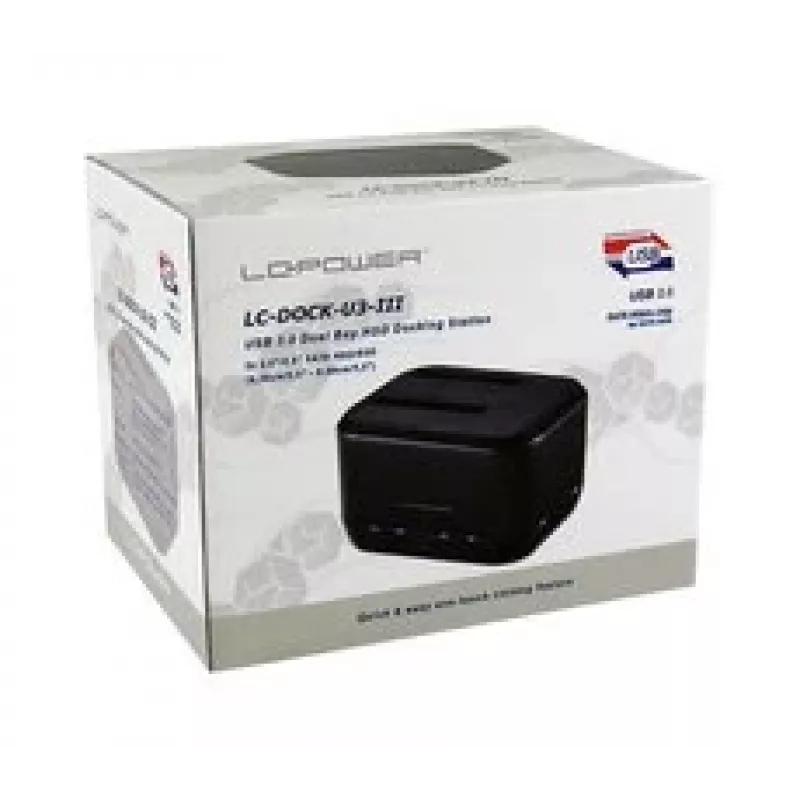 Salvestusseadmete dokkimisjaam LC-Power LC-DOCK-U3-III