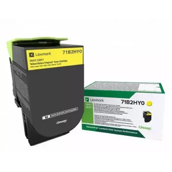 Toner Lexmark 71B2HY0 3000 lehekülge Kollane