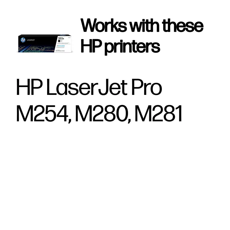 HP 203X suure saagikusega must originaal LaserJet toonerikassett