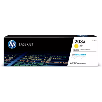 HP 203A kollane originaal LaserJet toonerikassett