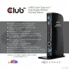 CLUB3D USB3.2 Gen1 Type A või C kahe ekraaniga 4K60Hz dokkimisjaam DisplayLink® sertifikaadiga
