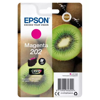 Epson Kiwi Singlepack Magenta 202 Claria Premium tindikassett