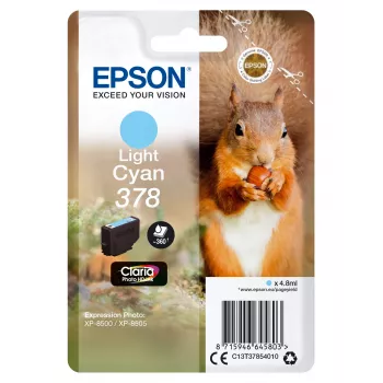 Epson Squirrel Singlepack Light tsüaan 378 Claria Photo HD tint