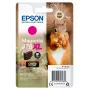 EPSON Singlepack Tsüaan 378XL Squirrel Clara Photo HD tindikassett