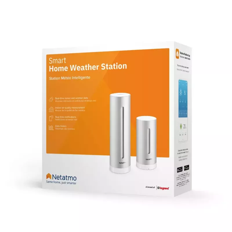 Netatmo NWS01-EC digitaalne ilmajaam, alumiinium, patarei/USB, Wi-Fi