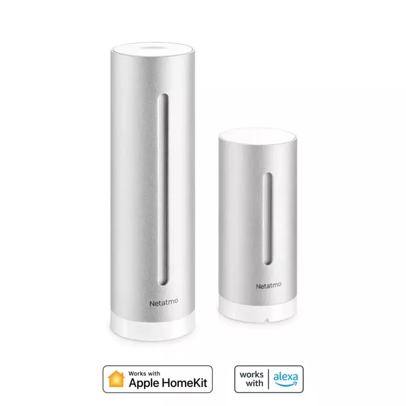 Netatmo NWS01-EC digitaalne ilmajaam, alumiinium, patarei/USB, Wi-Fi