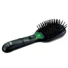 Paddle hairbrush BRAUN BR710 for adults, Must and roheline, 175 g