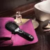 Paddle hairbrush BRAUN BR710 for adults, Must and roheline, 175 g