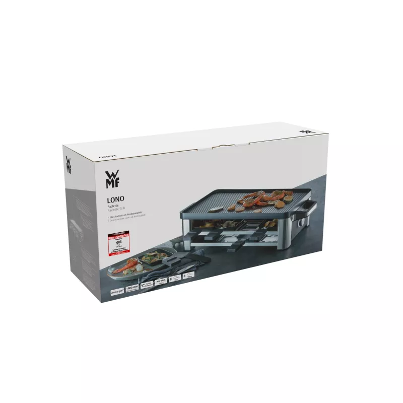 WMF Lono 0415040011 raclette-grill 8 inimesele 1500 W Must, Kroom