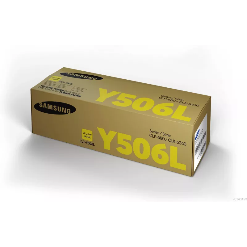 Samsung CLT-Y506L suure tootlikkusega kollane originaal toonerikassett