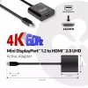 Active Adapter CLUB3D Mini DisplayPort 1.2 to HDMI 2.0 UHD