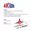 CLUB3D HDMI™ 4K@60Hz UHD Splitter AC Toitega 4 porti