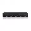 CLUB3D HDMI™ 2.0 UHD 4K60Hz SwitchBox 4 porti ja kaugjuhtimispuldiga