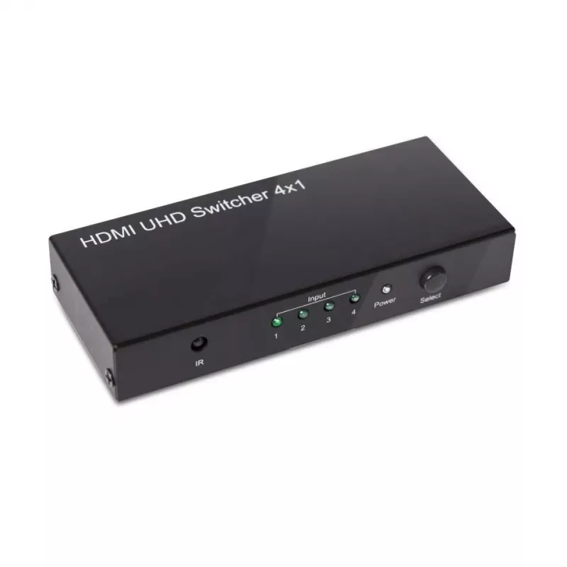 CLUB3D HDMI™ 2.0 UHD 4K60Hz SwitchBox 4 porti ja kaugjuhtimispuldiga