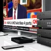 CLUB3D HDMI™ 2.0 UHD 4K60Hz SwitchBox 4 porti ja kaugjuhtimispuldiga