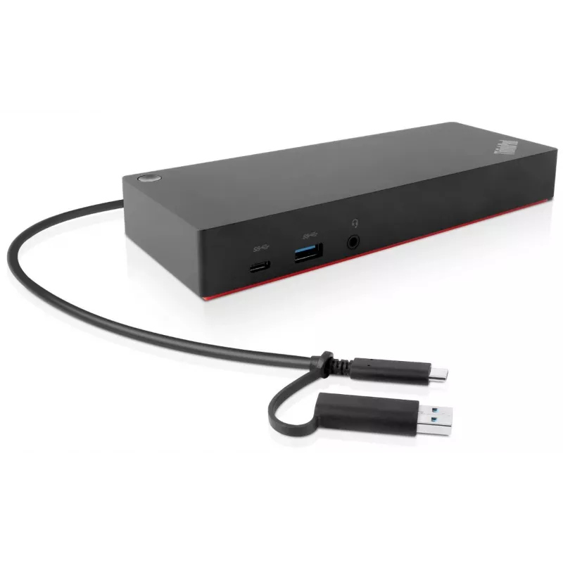 Lenovo 40AF0135EU sülearvuti dokkimisjaam/portide replikaator Juhtmega Must