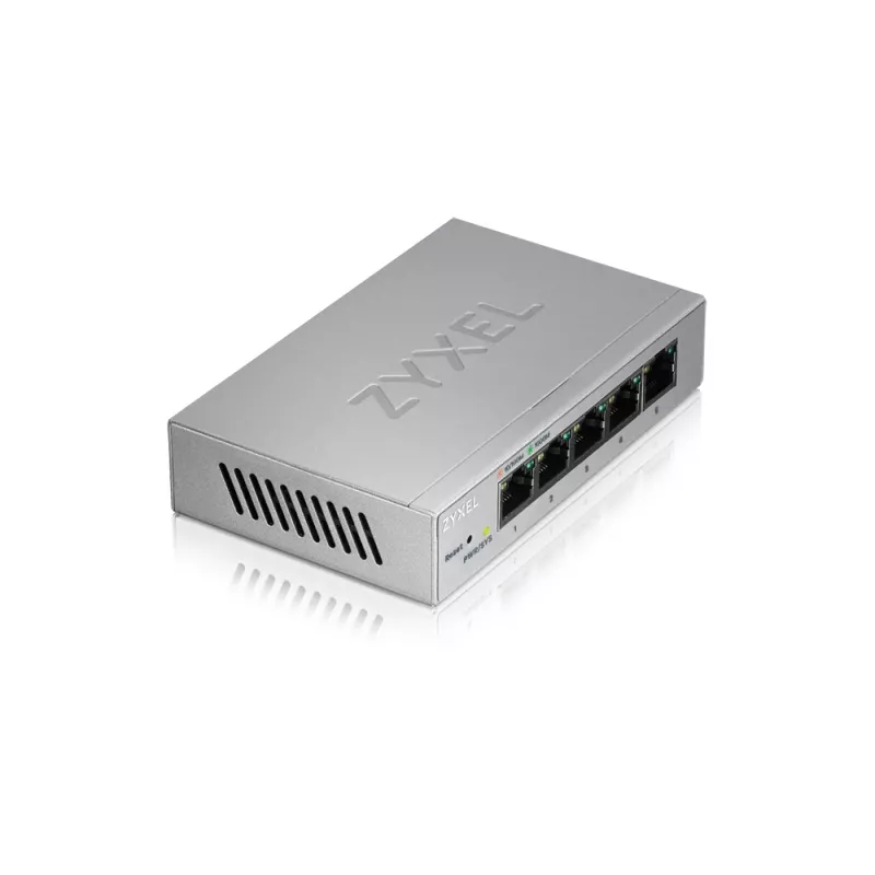 Zyxel GS1200-5 Hallatav Gigabit Ethernet (10/100/1000) Hõbedane