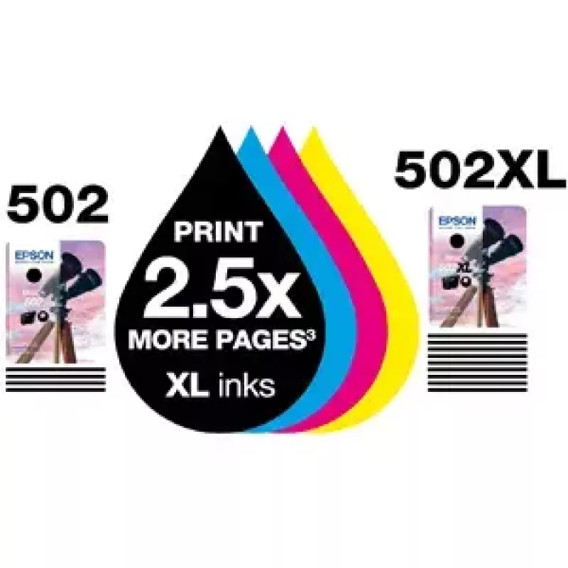 Kassett Epson 502XL Cyan 470 lehekülge