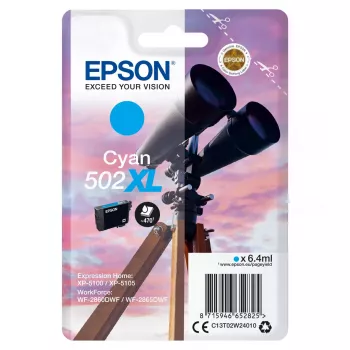 Kassett Epson 502XL Cyan 470 lehekülge