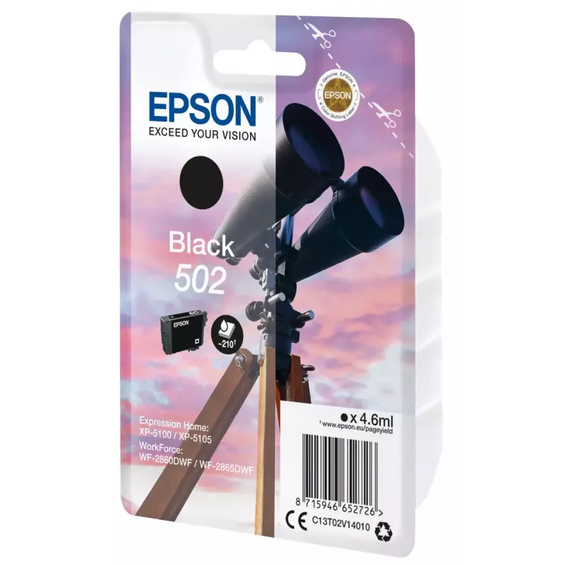 Kassett Epson 502 must T02V1 C13T02V14010