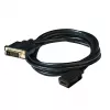 CLUB3D DVI-HDMI 1.4 kaabel M/F 2m/6.56ft kahesuunaline
