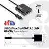 USB 3.1 Type-C to HDMI 2.0 UHD 4K 60Hz aktiivne adapter CLUB3D CAC-2504