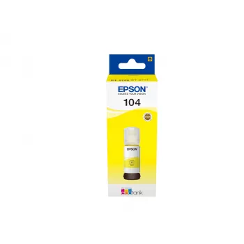Epson C13T00P440 104 tindikassett, kollane