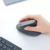 Ergonoomiline juhtmevaba hiir Logitech MX Vertical, MX Vertical, 4000 DPI, RF Wireless + Bluetooth, paremakäeline, Graphite, kontorikasutus
