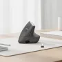 Ergonoomiline juhtmevaba hiir Logitech MX Vertical, MX Vertical, 4000 DPI, RF Wireless + Bluetooth, paremakäeline, Graphite, kontorikasutus