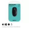 Hiir Logitech B110 Silent juhtmega USB must